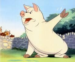 Squealer in the 1954 adaptation film of Animal Farm