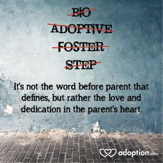 Love dedication in a parents heart - Blended Families