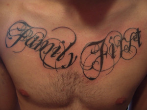 Chest Quote Tattoos For Men