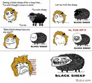Derpina and le cute sheep - Funny Pictures, Funny Quotes, Funny Videos ...