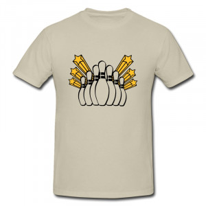 Best Sell Cotton Men Tshirt ten pin bowling pins Design Photos Tee ...