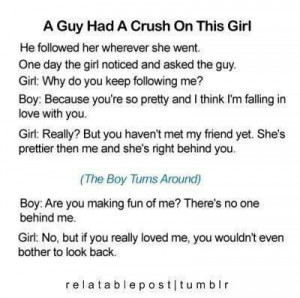 guy crush on girl