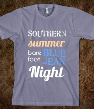 Southern Summer Barefoot Blue Jean Night