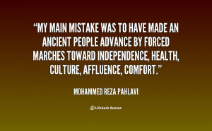 more mohammed reza pahlavi quotes