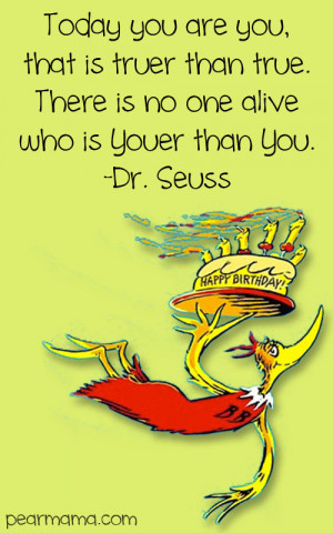 Dr. Seuss: Happy Birthday to you! Printable