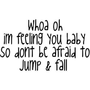 jump & fall lyrics taylor swift