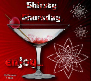 Thirsty Thursday Glitter Graphics