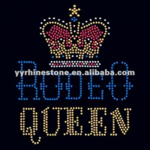 rodeo queen crown rhinestone transfer rodeo queen crown rhinestone ...