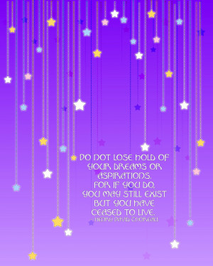 Printable dreams quote- Henry David Thoreau