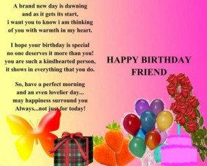 Happy Birthday Quotes for Friends Cute