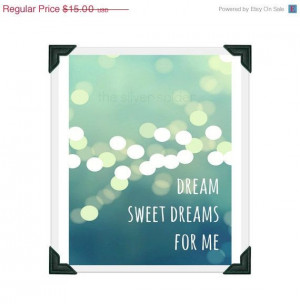 ... Sweet Dreams For Me Lyrics Typography Art Print 8x10 - Beatles