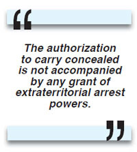 Authorization to Carry Quote