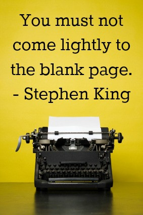 You must not come lightly to the blank page - nextstepediting.com