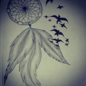 dream catcher by nicoleadriana19 traditional art drawings other 2012 ...