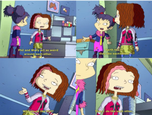 ... do like each other. Lil just figures it out. Rugrats. All Grown Up