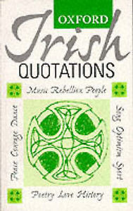 Details about Oxford Irish Quotations by Oxford University Press ...
