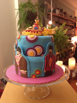 Beatles Birthday Cake Made...