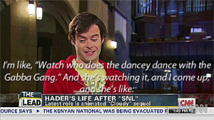 ... she's older she's going to be a firecracker Hannah Hader is my hero