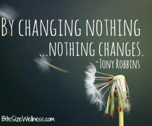 Are there things about yourself that you’d like to change?