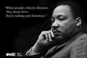 phenomenal quote by MLK about anti-semitism