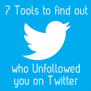 Twitter Tools Which Tells You The Ids That Just Unfollowed