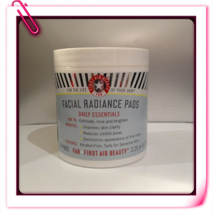 Report Card Review on Facial Radiance Pads by First Aid Beauty (F.A.B)