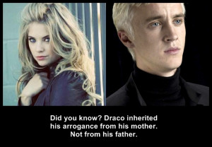 Draco Malfoy Draco and Young Narcissa