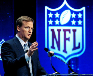 Even though he has no hand in how the voting will go, NFL commissioner ...