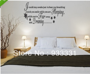 ... -BREATHING-Extra-Large-Large-WALL-STICKER-Quote-Bedroom-Art-.jpg