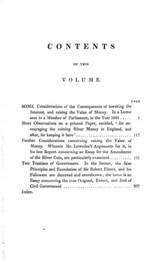 John Locke, The Works of John Locke, vol. 4 (Economic Writings and Two ...