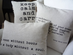 DIY Basics: 3 Easy Ways to Add Type to Pillows | Brit + Co.
