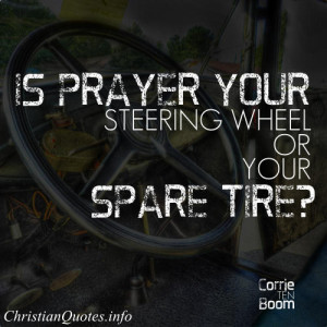 Corrie Ten Boom Quote – Prayer