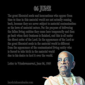 Srila Prabhupada Quotes For Month June06