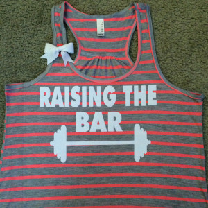 Home > Products > Raising the Bar - Striped Tank - Ruffles with Love ...