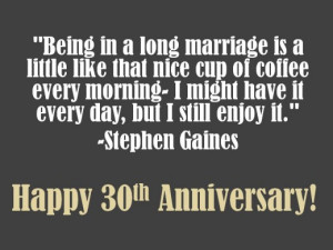 30th Wedding Anniversary Quotes