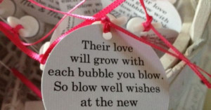 Wedding Bubbles Sayings
