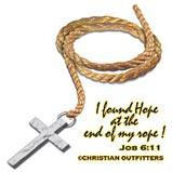 ... Heat Transfer - Christian Outfitter - Found Hope/End Of Rope 13x13