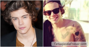 Harry Styles tatuajes con mucho estilo
