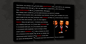 Details about GOODFELLAS QUOTE ICONIC MOVIE CANVAS PRINT POP ART ...