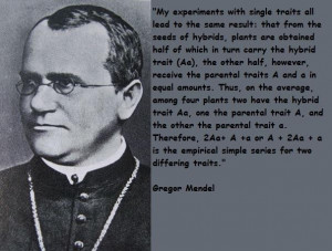 Gregor Mendel Quotes. QuotesGram