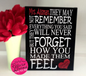 Maya Angelou Teacher Appreciation Christmas Motivational Quote Artwork ...