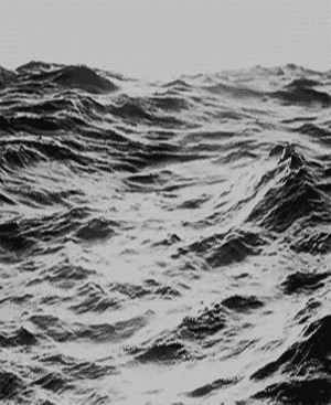 wrath of the sea, waves., vintage, dream, dope, black & white, waves ...