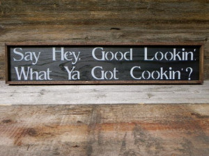 Kitchen Wall Decor, Handmade Wood Sign, Rustic Country Signs, Funny ...