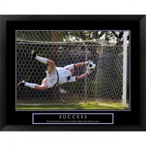 Handmade 'Success - Soccer' Framed Art Today: $139.99 Add to Cart