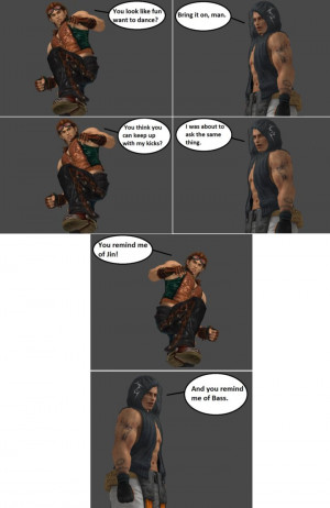 Injustice Clash: Hwoarang vs Rig by Jared789