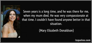 More Mary Elizabeth Donaldson Quotes
