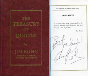 Jim Rohn Autographed 