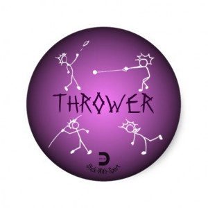 Thrower Sticker Purple