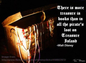 Quote about books from Walt Disney.