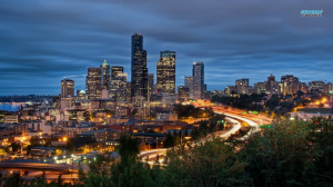 Seattle wallpaper 1366x768